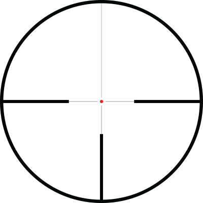 Hawke Vantage 3-9x40 L4A Dot belyst 1"