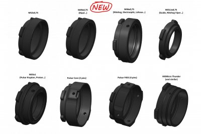 Rusan Connectorring till MAR (Passar HikMicro Thunder (V.1) Cheetah