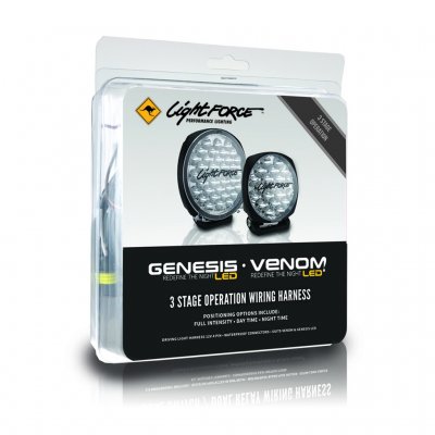 Lightforce Ledningssats för 2 st Venom/Genesis LED inkl brytare