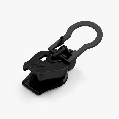 ZlideOn XL Normal Metall & Plastdragkedja, Svart