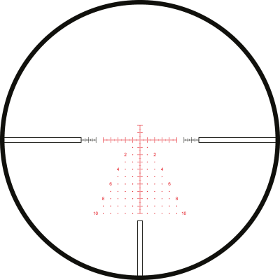Hawke Frontier 30 SF 2,5-15x50, riktm Mil Pro belyst *