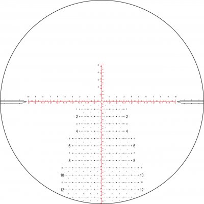 Nightforce NX6 - 6-36x56mm F1 - FieldSet™ - .1 MRAD - DigIllum™ - Mil-XT™