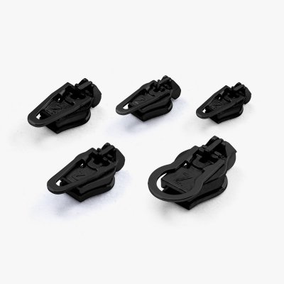 ZlideOn Multipack Tät dragkedja, Svart