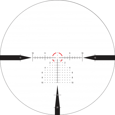 Nightforce NX6 - 1-6x24mm F1 - Capped W/E - .2 MRAD - FC-DMx™