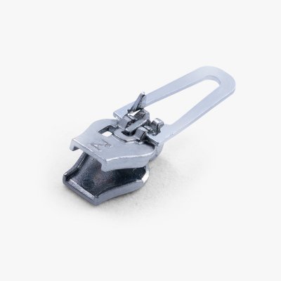 ZlideOn L Normal Plastdragkedja, Silver