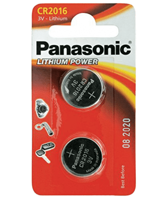 Knappcellsbatteri CR2016 3v 2-pack