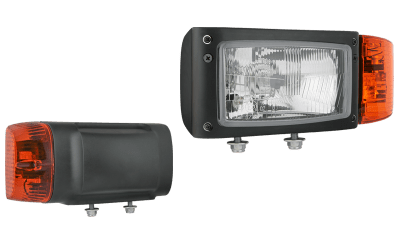 Wesem plogljus H4 Vänster huvudstrålkastare inkl blinkers