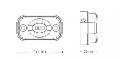 Lightforce ROK9 arbetsbelysning LED 3x3W