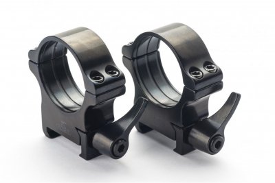 Rusan Stålringar QD för Weaver 30mm höjd 10mm