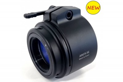 Rusan Q-R adapter för Pulsar Krypton, Proton. för 56mm ytterdia. Utan skärmpositionering