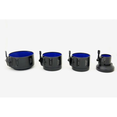 Rusan Q-R adapter för M52x0,75. Passar sikten med zeisskena med 30mm obj diameter