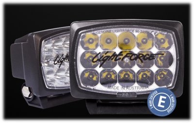 Lightforce Striker E-MARK Professional Led 150 mm Tvåpack inkl kablage