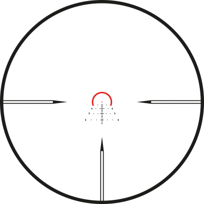 Hawke Vantage HD 30 1-8x24 Tactical BDC -5.56 belyst