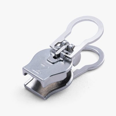 ZlideOn XXL Tät dragkedja, Silver