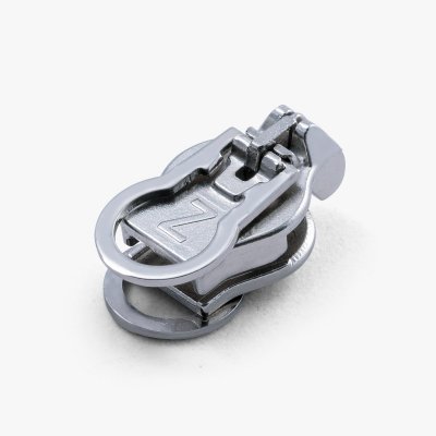 ZlideOn XXL Tät dragkedja, Silver