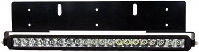 Ledramppaket Lightforce Viper enkelrad 20" inkl fästplåt SH20