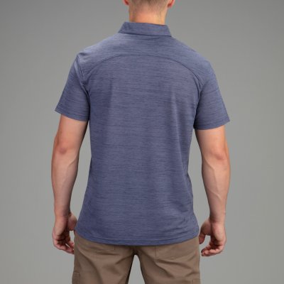 Vortex Men's Punch In Polo Crown Blue|