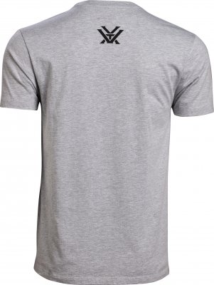 Vortex Men's Core Logo Short Sleeve T-Shirt Grey Heather
