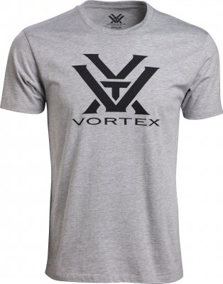Vortex Men's Core Logo Short Sleeve T-Shirt Grey Heather|