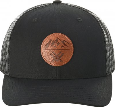 Vortex Three Peaks Cap - leather patch Black |