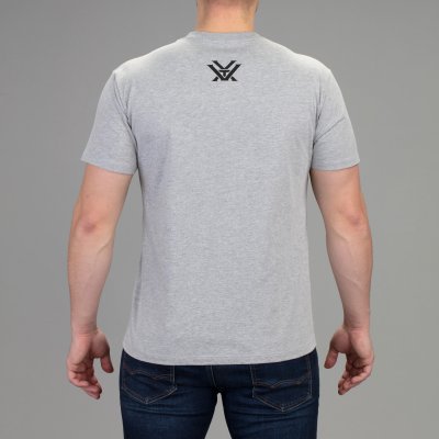 Vortex Men's Three Peaks Short Sleeve T-Shirt Grey Heather