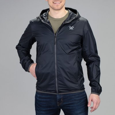 Vortex Men's Storm Silencer Full Zip Rain Breaker Black
