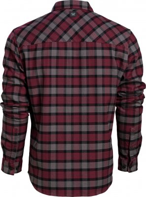 Vortex Timber Rush Flannel Burgundy |