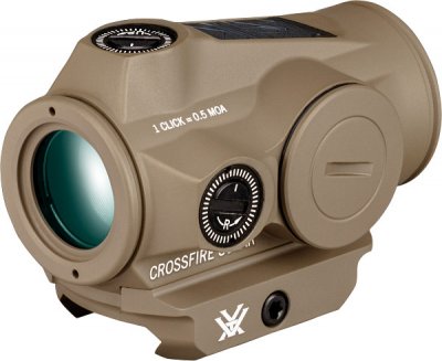 Vortex Crossfire II 2 MOA Solar Red Dot Tan