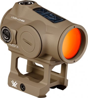 Vortex Crossfire II 2 MOA Solar Red Dot Tan