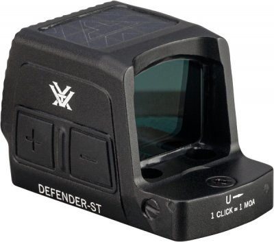 Vortex Defender-ST Enclosed Solar Red Dot 3 MOA Auto shutoff multi reticle