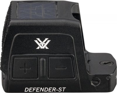 Vortex Defender-ST Enclosed Solar Red Dot 3 MOA Auto shutoff multi reticle