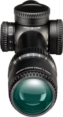 Vortex Strike Eagle 1-10x24 FFP riktm EBR-8 MOA belyst