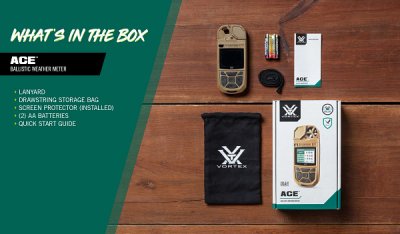 Vortex Ace ballistisk vindmätare/väderstation