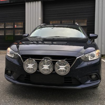 Wesem Fervor LED 220 mm SVART 27w 12/24v fjärr