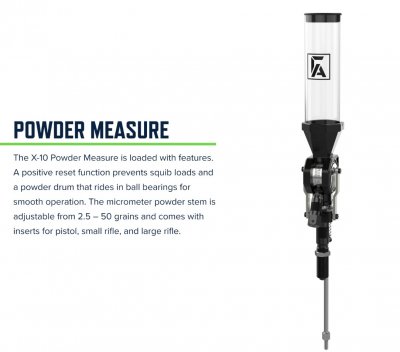 Frankford Arsenal Laddpress X10 progressiv med hylsmatare