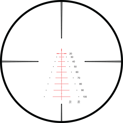 Hawke XB 1,5-5x32, XB1 SR, belyst